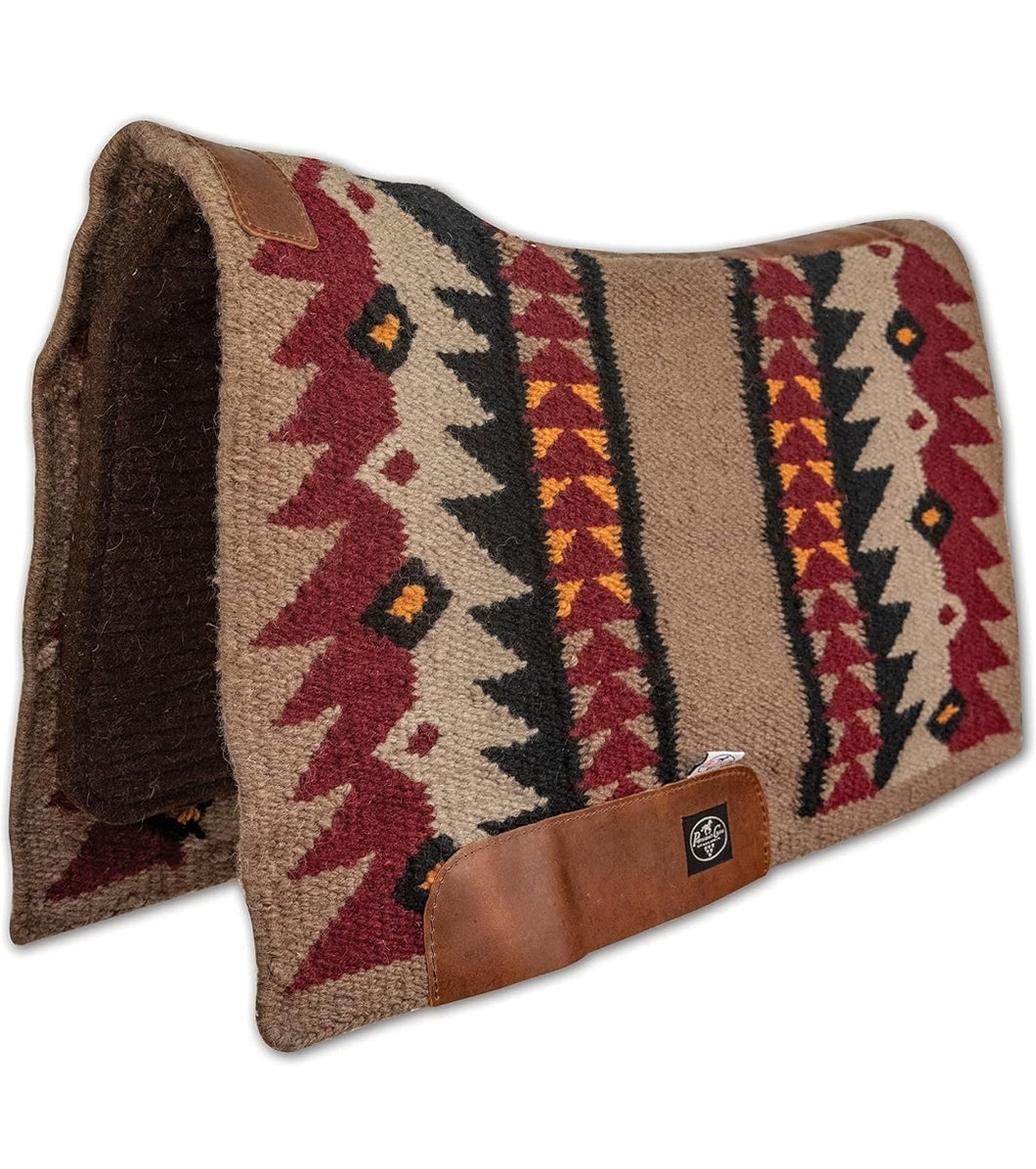 Professional's Choice Fuse Saddle Pad | Navajo Top with Steam-Pressed Bottom 1 1/4