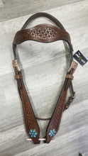 Load image into Gallery viewer, Tooled Browband Headstall
