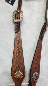 Tooled One Ear Headstall