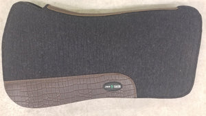 1" Contured Wool Saddle Pad 28x28