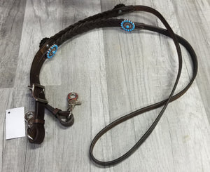 Leather Braided Reins